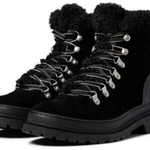 Splendid Yvonne Lug Sole Hiker Combat Women's Boot Black Size 7.5